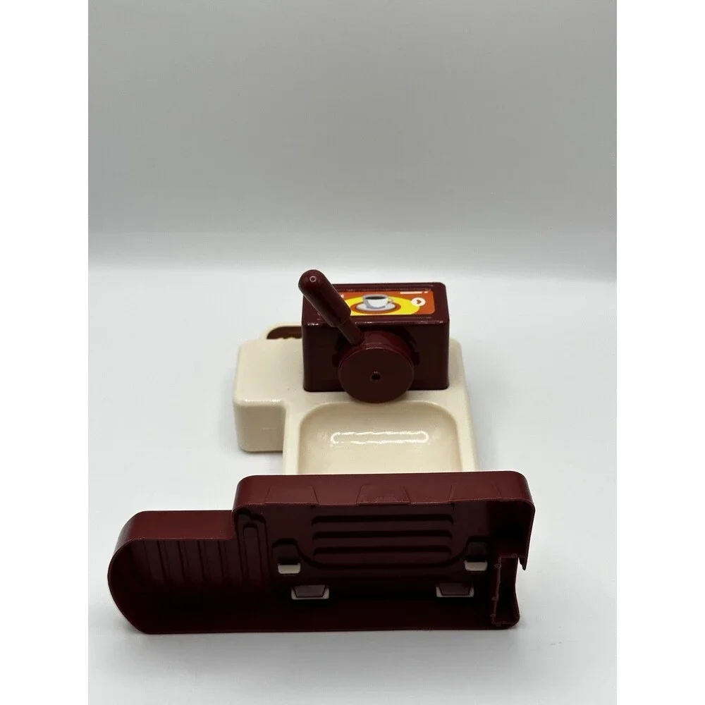 Mini Espresso Coffee Machime Toy Play Set Kitchen Pretend Play Kid